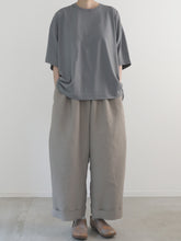 軽快！ 作務 Wrap Pants　 -    （　もっと偽リネン　）