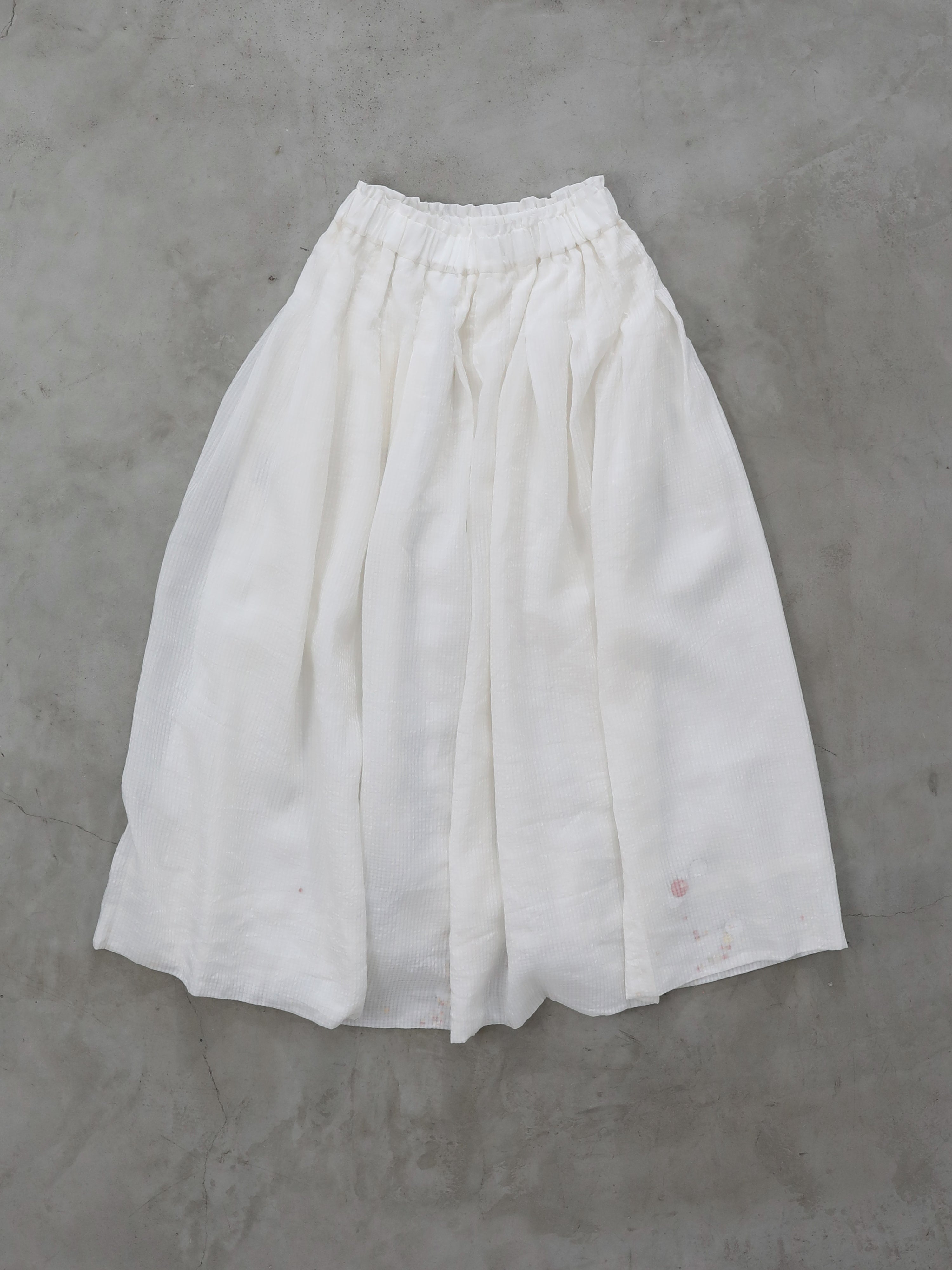 Packing! pleat skirt - （ ウォッシャブルオーガンジーシルク