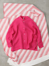 Packing! Triangle Long Sleeve Shirt     -  （ ウォッシャブルオーガンジーシルクリネン）