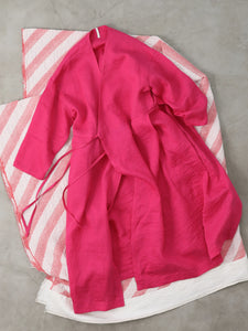 Packing! Pleat Cachecoeur     -  （ ウォッシャブルオーガンジーシルクリネン ）
