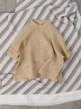 Packing! Triangle Short Sleeve Shirt     -  （ ウォッシャブルオーガンジーシルクリネン ）
