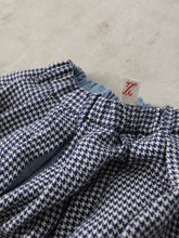 耳鳴！ 2/2 Pleat Skirt 　- （ 千鳥格子 Old Selvedge linen ）