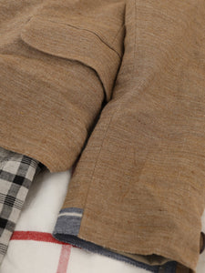 耳鳴！ Skelton Lady's Jacket　 -  （ old selvedge linen ox )