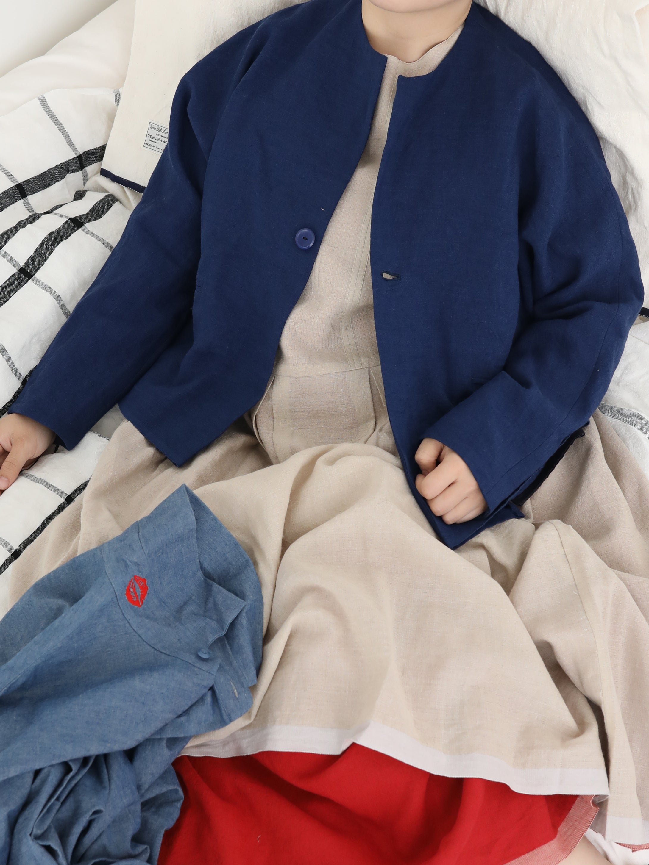 耳鳴！Arrow Jacket　 -  （ old selvedge linen ox )