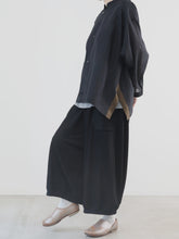 ティッシュペーパー・Flat  Blouse -（  強撚コットンラミーローン )
