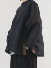 ティッシュペーパー・Flat  Blouse -（  強撚コットンラミーローン )