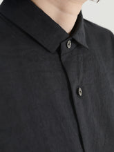 ティッシュペーパー・Flat  Shirt -（  強撚コットンラミーローン )