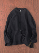ティッシュペーパー・Flat  Blouse -（  強撚コットンラミーローン )