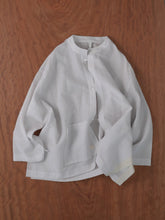 ティッシュペーパー・Flat  Blouse -（  強撚コットンラミーローン )