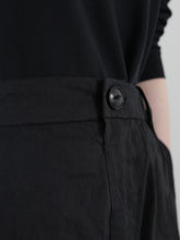 クッキングペーパー・Flat Work Pants -（  ウォッシャブルシルクリネン )
