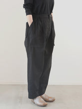 クッキングペーパー・Flat Work Pants -（  ウォッシャブルシルクリネン )