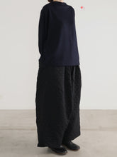 Washable! Rum Neck Wide Long Sleeve　 - （  FABRITEC / special touch wool ponch  ）
