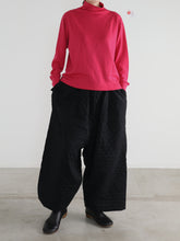Washable! Off Turtle Long Sleeve　 - （  FABRITEC / special touch wool ponch  ）