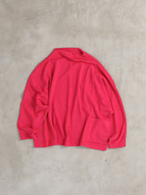 Washable! Rum Neck Wide Long Sleeve　 - （  FABRITEC / special touch wool ponch  ）