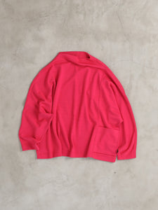 Washable! Rum Neck Wide Long Sleeve　 - （  FABRITEC / special touch wool ponch  ）
