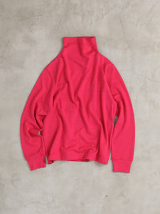 Washable! Off Turtle Long Sleeve　 - （  FABRITEC / special touch wool ponch  ）