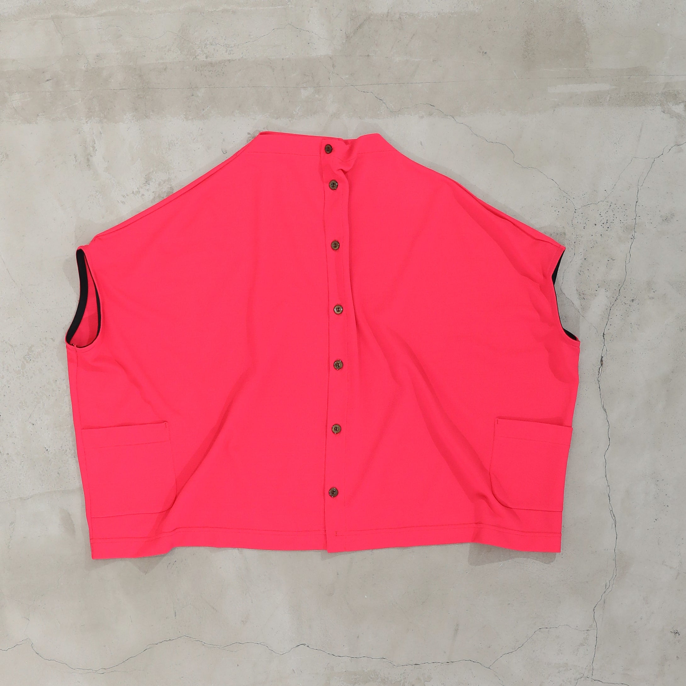 Waterproof!  Rum Neck French Cardigan　 - （  FABRITEC / 撥水カノコ  ）