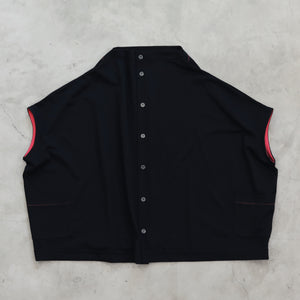 Waterproof!  Rum Neck French Cardigan　 - （  FABRITEC / 撥水カノコ  ）