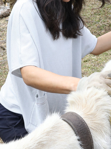 Cooling! Rum Neck French Tee　 -  （　POLARTEC Delta 　）